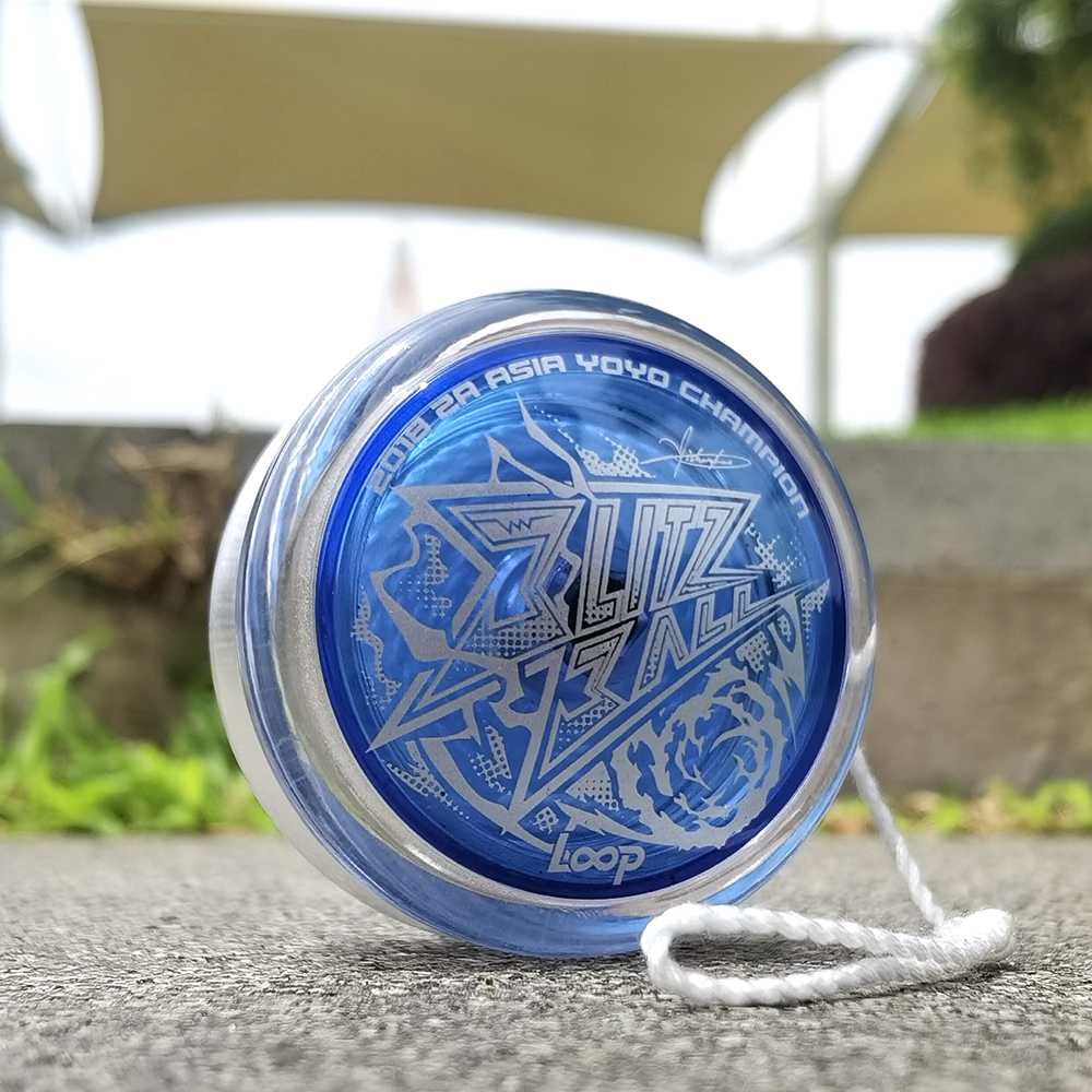 Clear-Clear Blue Cap-White Logo